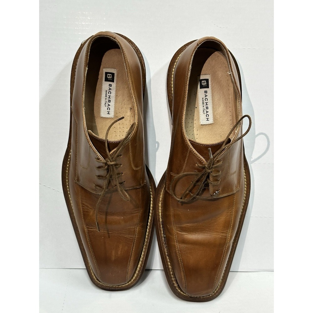Bacharach Men's 11d Wilton Bicycle Toe Tan With Protective‎ Sleeves And Box - Picture 7 of 11